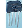 Vishay 整流用 ブリッジダイオード 単相 8A, 100V, 23.7 x 7.1 x 19.3mm, KBU8B-E4/51