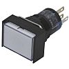 Idec 押しボタンスイッチ, モーメンタリ, SPDT, 1 A @ 120 V ac、1 A @ 24 V dc, 16mm パネルマウント, IP65