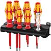 Wera Phillips; Slotted Insulated Screwdriver Set, 7-Piece