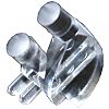 515-1061F Dialight, PCB Mounted 2-Way Right Angle LED Light Pipe, Bi-Level-Row Clear Dome Lens