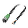 Phoenix Contact, センサアクチュエータケーブル, 22 AWG, SAC-4P- 5.0-PUR/M12FSシリーズ, 1668124