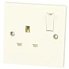 RS PRO White 1 Gang Power Socket, 13A, BS 1363