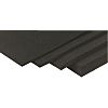 RS PRO Black EPDM Rubber Sheet, 1.2m x 1.2m x 1.5mm