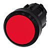 Siemens SIRIUS ACT 3SU10 Series Red Momentary Push Button Head, 22mm Cutout, IP66, IP67, IP69K