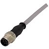 HARTING Straight Female 8 way M12 to Straight Male 8 way M12 Sensor Actuator Cable, 1m