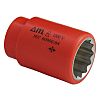ITL Insulated Tools Ltd ソケット 1/2インチ, ソケットサイズ:25mm, 長さ:54 mm