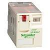 Schneider Electric リレー 230V ac, 4c接点 プラグイン タイプ