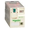 Schneider Electric Plug In Non-Latching Relay, 24V dc Coil, 3A Switching Current, 4PDT