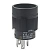 NKK Switches 押しボタンスイッチ, On-On, SPDT, 3 A, 15mm パネルマウント, IP65