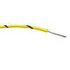 Fils de câblage RS PRO BS4808, 0,5mm², Noir/Jaune, 22AWG, 100m, 1 kV c.a.