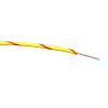 Fils de câblage RS PRO BS4808, 0,5mm², Rouge/Jaune, 22AWG, 100m, 1 kV c.a.