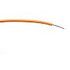 RS PRO Orange 0.26 mm² Hook Up Wire, 23 AWG, 1/0.6 mm, 100m, PVC Insulation