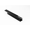 Beta Duct 981 Black Slotted Panel Trunking - Open Slot, W25 mm x D37.5mm, L2m, PVC