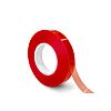 RS PRO F40 Red Double Sided Polyester Tape, 0.2mm Thick, Polyester Backing, 20mm x 50m