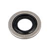 Hutchinson Le Joint Français Rubber : PC851 & washer : Stainless Steel Bonded Seals O-Ring, 8.31mm Bore, 13.34mm Outer