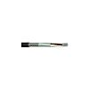 RS PRO Multicore Industrial Cable, 6 Cores, 0.5 mm², DEF STAN, Screened, 100m, Black PVC Sheath