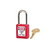 Master Lock Key Safety Padlock, 6mm Shackle