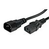 Roline Straight IEC C14 Plug to Straight IEC C13 Socket Power Cable, 3m