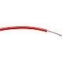 RS PRO Red 0.3mm² Hook Up Wire, 1/0.6 mm, 100m, PVC Insulation