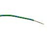 RS PRO Blue/Green 0.5mm² Hook Up Wire, 16/0.2 mm, 100m, PVC Insulation