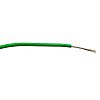 RS PRO Green 0.5mm² Hook Up Wire, 16/0.2 mm, 100m, PVC Insulation