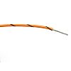 RS PRO 0,5 mm2 Sort/Orange PVC Monteringsledning, ledertråde: 16/0,2 mm, 1000 V ac, 100m