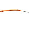 RS PRO Orange/Red 0.5mm² Hook Up Wire, 16/0.2 mm, 100m, PVC Insulation