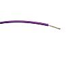 RS PRO Purple 0.75mm² Hook Up Wire, 24/0.2 mm, 500m, PVC Insulation