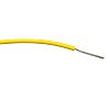 RS PRO Yellow 0.75mm² Hook Up Wire, 24/0.2 mm, 500m, PVC Insulation