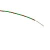 RS PRO Green/Red 0.22mm² Hook Up Wire, 7/0.2 mm, 100m, PVC Insulation