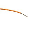 RS PRO Orange 0.22mm² Hook Up Wire, 7/0.2 mm, 100m, PVC Insulation