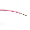 RS PRO Pink 0.22mm² Hook Up Wire, 7/0.2 mm, 100m, PVC Insulation