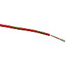 RS PRO Green/Red 0.22mm² Hook Up Wire, 7/0.2 mm, 100m, PVC Insulation