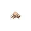 Huber+Suhner 85_MMC Series, Jack Through Hole Circular Coaxial Connector, 50Ω, Solder Termination, Right Angle Body