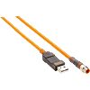 SICK, ロボットケーブル, 24 AWG, DSLシリーズ, コア数：4, DSL-8U04G10M025KM1